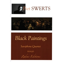 Black Paintings, Book 1 - Sax Quartet SATB