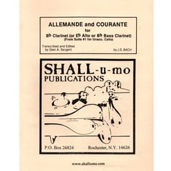 Allemande and Courante (from Cello Suite No. 1) - Clarinet Unaccompanied