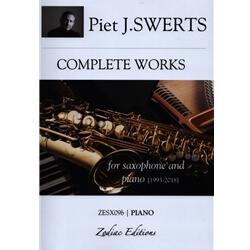 Complete Works for Saxophone - Piano Part ONLY