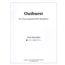 Outburst - Unaccompanied Alto Sax