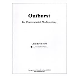 Outburst - Unaccompanied Alto Sax