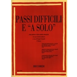 Difficult Passages and Solos from Italian Opera, Vol. 1 - Oboe and English Horn