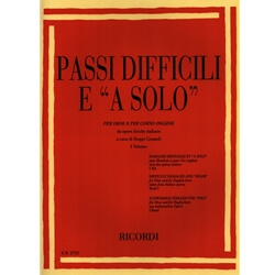 Difficult Passages and Solos from Italian Opera, Vol. 1 - Oboe and English Horn