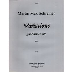 Variations - Clarinet Unaccompanied