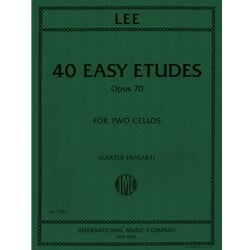 40 Easy Etudes, Op. 70 - Cello (with 2nd Cello)