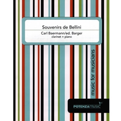 Souvenirs de Bellini - Clarinet and Piano