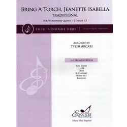 Bring a Torch, Jeanette Isabella - Woodwind Quintet