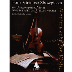 4 Virtuoso Showpieces - Violin Unaccompanied