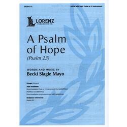 Psalm of Hope, A - SATB