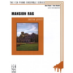 Mansion Rag - 1 Piano 4 Hands