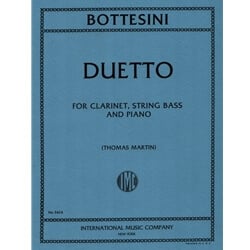 Duetto - Clarinet, String Bass, and Piano