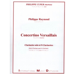 Concertino Versaillais - Clarinet Solo and Clarinet Nonet