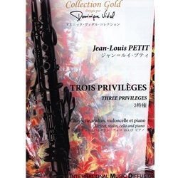 3 Privileges - Clarinet, Violin, Cello, and Piano
