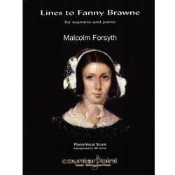 Lines to Fanny Brawne (in G-sharp Minor) - Soprano Voice and Piano
