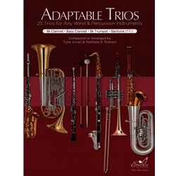 Adaptable Trios - Clarinet/Bass Clarinet/Trumpet/Baritone T.C.