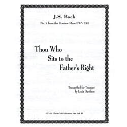 Thou who Sits to the Father's Right (No. 9 from B Minor Mass) - Trumpet and Piano