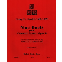 9 Duets from Concerti Grossi, Op. 6 - Clarinet Duet