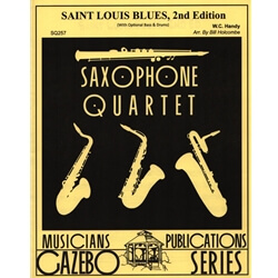 Saint Louis Blues (2nd Ed.) - Sax Quartet SATB/AATB (with opt. Bass and Drums)