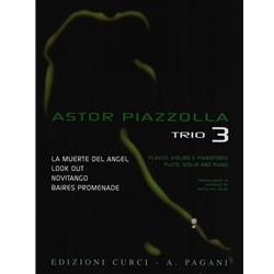 Astor Piazzolla for Trio, Volume 3 - Flute, Violin, and Piano