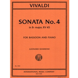 Sonata No. 4 in B-flat Major, RV 45 - Bassoon and Piano