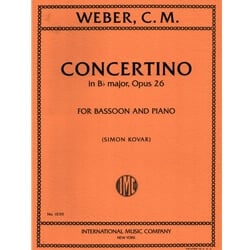 Concertino, Op. 26 - Bassoon and Piano