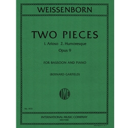 2 Pieces, Op. 9 - Bassoon and Piano