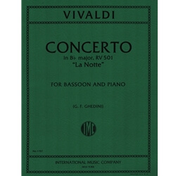 Concerto in B-flat Major, RV 501 "La Notte" - Bassoon and Piano