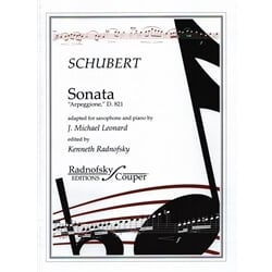 Sonata, D. 821 "Arpeggione" - Alto Sax and Piano