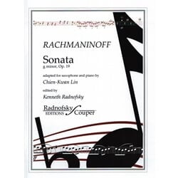 Sonata in G Minor, Op. 19 - Alto Sax and Piano