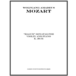 Sonatas for Violin and Piano K. 26-31 "Hague"