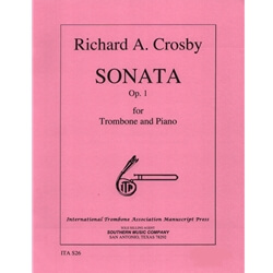 Sonata, Op. 1 - Trombone and Piano