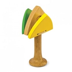 Green Tones 3729 Triangle Castanet with Handle