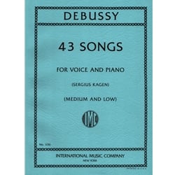 43 Songs - Low Voice and Piano