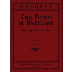 Cinq Poemes de Baudelaire - Low Voice and Piano