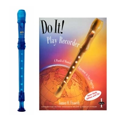 MPI Prism 2-pc Blue Recorder & Do It! Recorder Book and CD