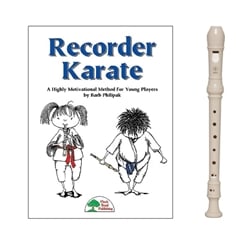 Yamaha 3-pc Ivory Recorder & Recorder Karate Book