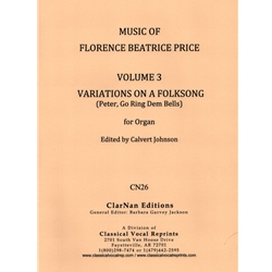 Variations on a Folksong (Peter, Go Ring Dem Bells) - Organ
