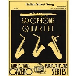 Italian Street Song - Sax Quartet