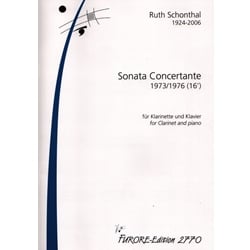 Sonata Concertante - Clarinet and Piano