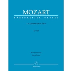 La clemenza di Tito (Hardcover) - Vocal Score