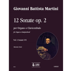 12 Sonatas Op. 2, Vol. 1: Sonatas 1-6 - Keyboard