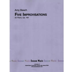 5 Improvisations Op 138 - Piano