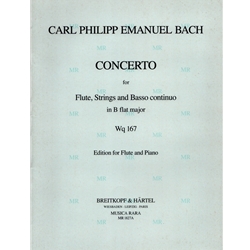 Concerto in B-flat, Wq. 167 - Flute and Piano