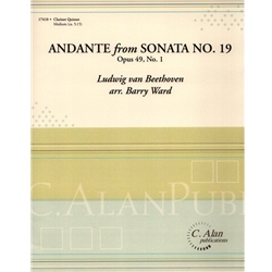 Andante from Sonata No. 19 - Clarinet Quintet