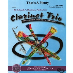 That's A Plenty - Clarinet Trio