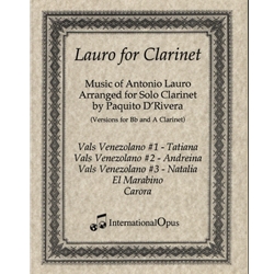Lauro for Clarinet - Clarinet Unaccompanied