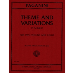 Theme and Variations in A major - Two Violins and Cello