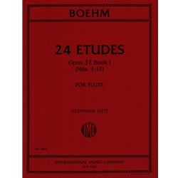 24 Etudes, Opus 37, Book I (Etudes 1-12) - Flute