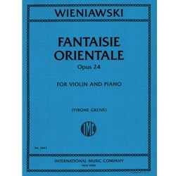 Fantaisie Orientale, Op. 24 - Violin and Piano