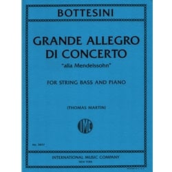 Grande Allegro di Concerto “alla Mendelssohn” - String Bass and Piano